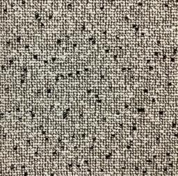 Wool & Poly Tweed In Black & White Pepper