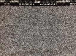 Made in England Scabal 100% Wool Jacketing In Black & White