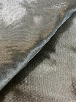 Silk Blend Heavy Metallic Organza in Platinum 