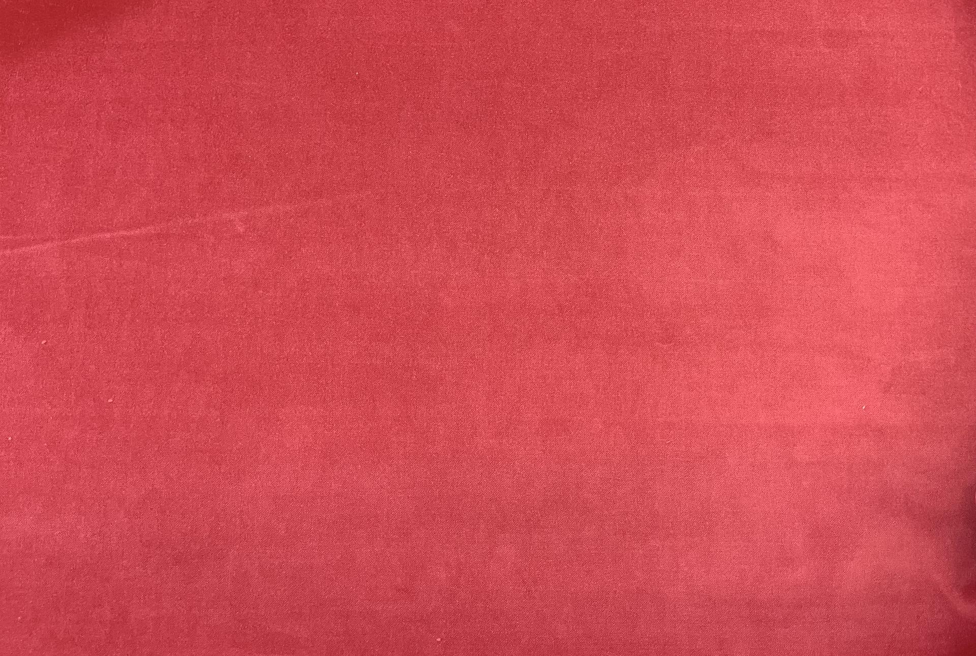 Pure Cotton Velvet in Red