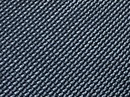 Braided Pattern Leather Look Nylon Mesh in Black