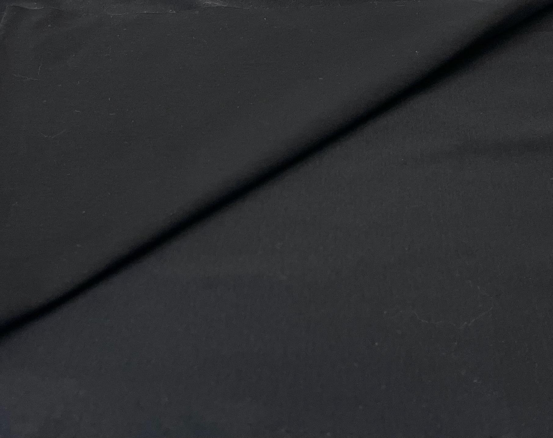 Japanese Cotton Interlock in Black