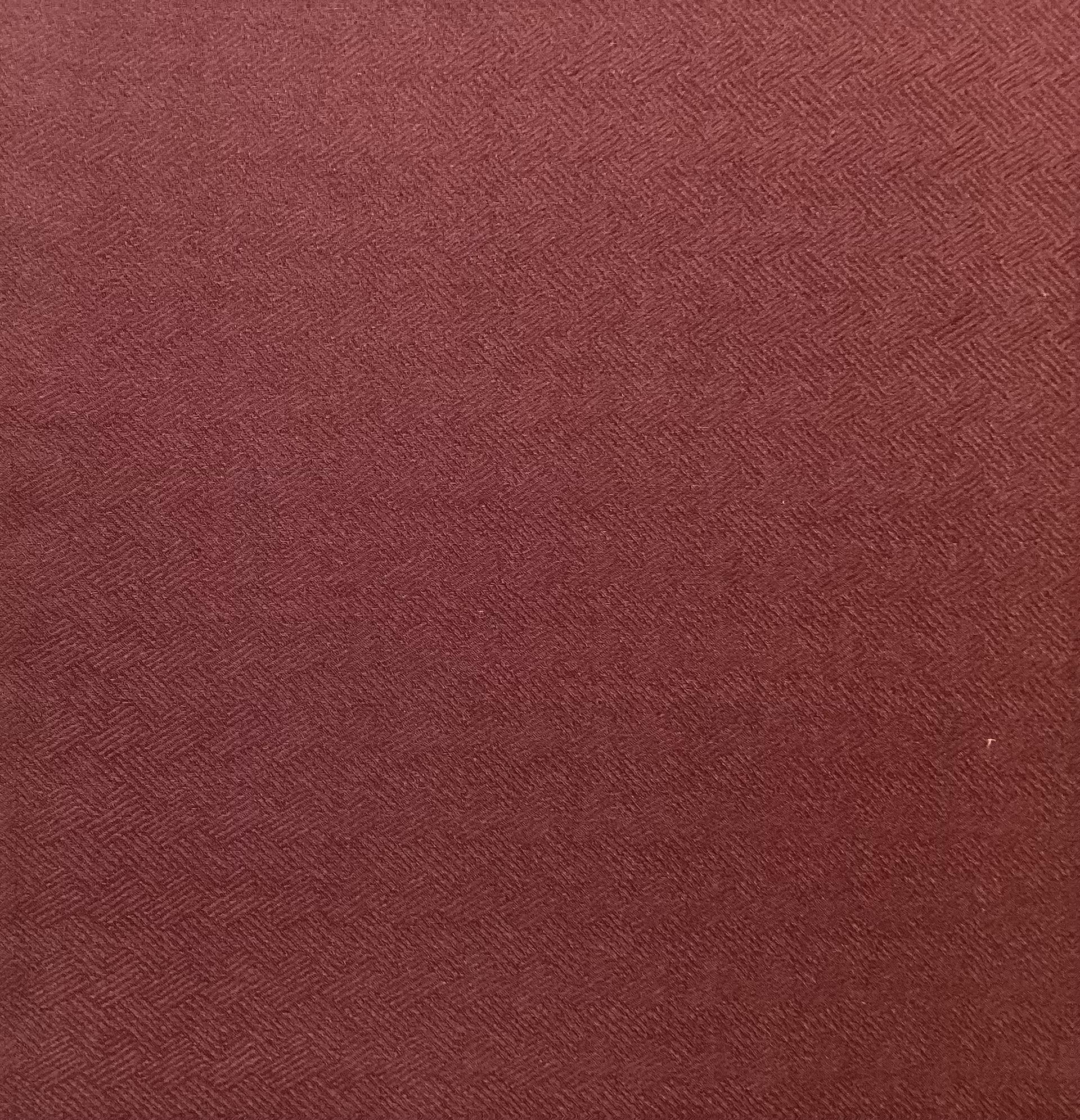 Made in Italy 100% Silk Basketweave Jacquard in Wine