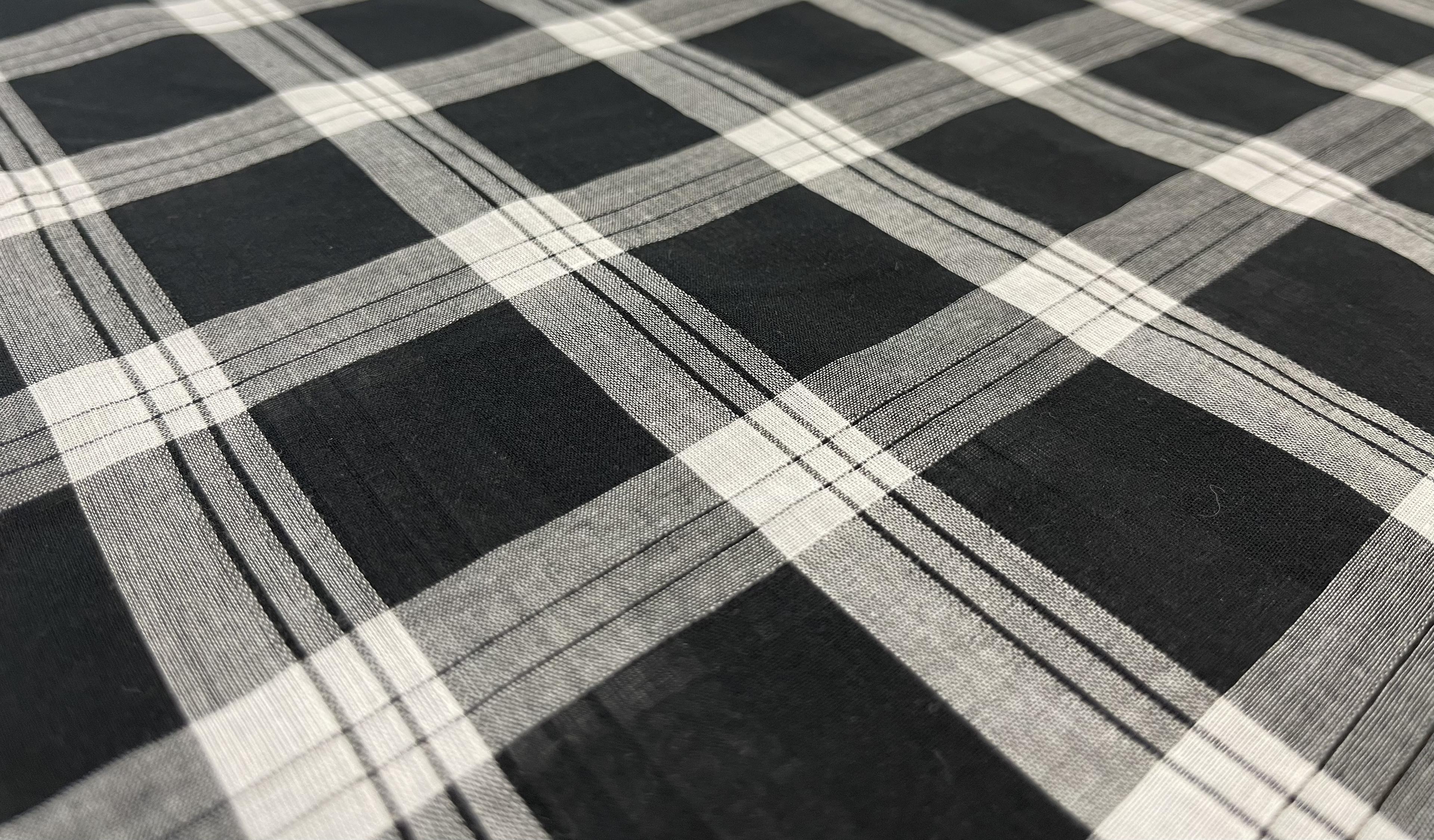 100% COTTON PLAID
