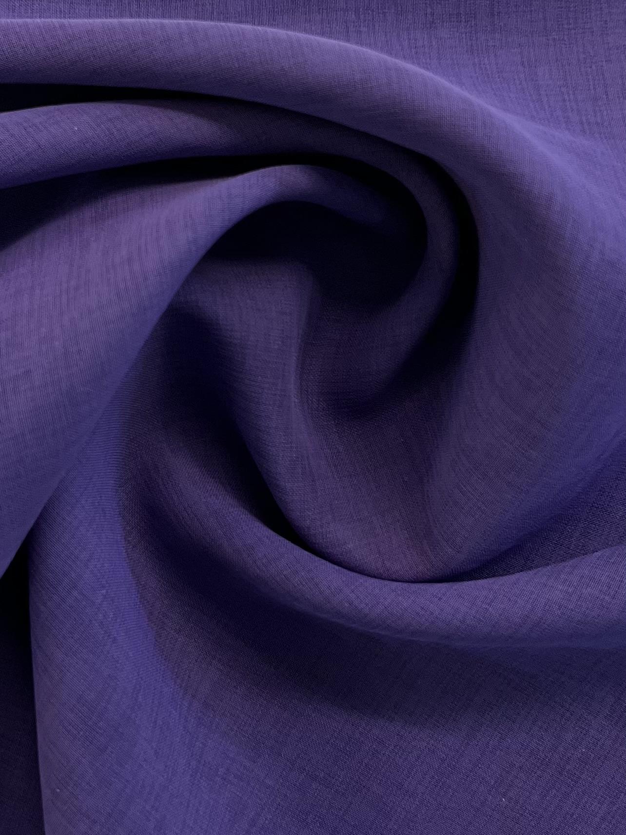 Japanese Polyester Gauze Chiffon in Purple 