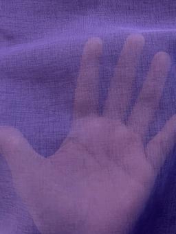 Japanese Polyester Gauze Chiffon in Purple 