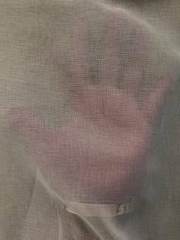 Japanese Polyester Gauze Chiffon in Sage