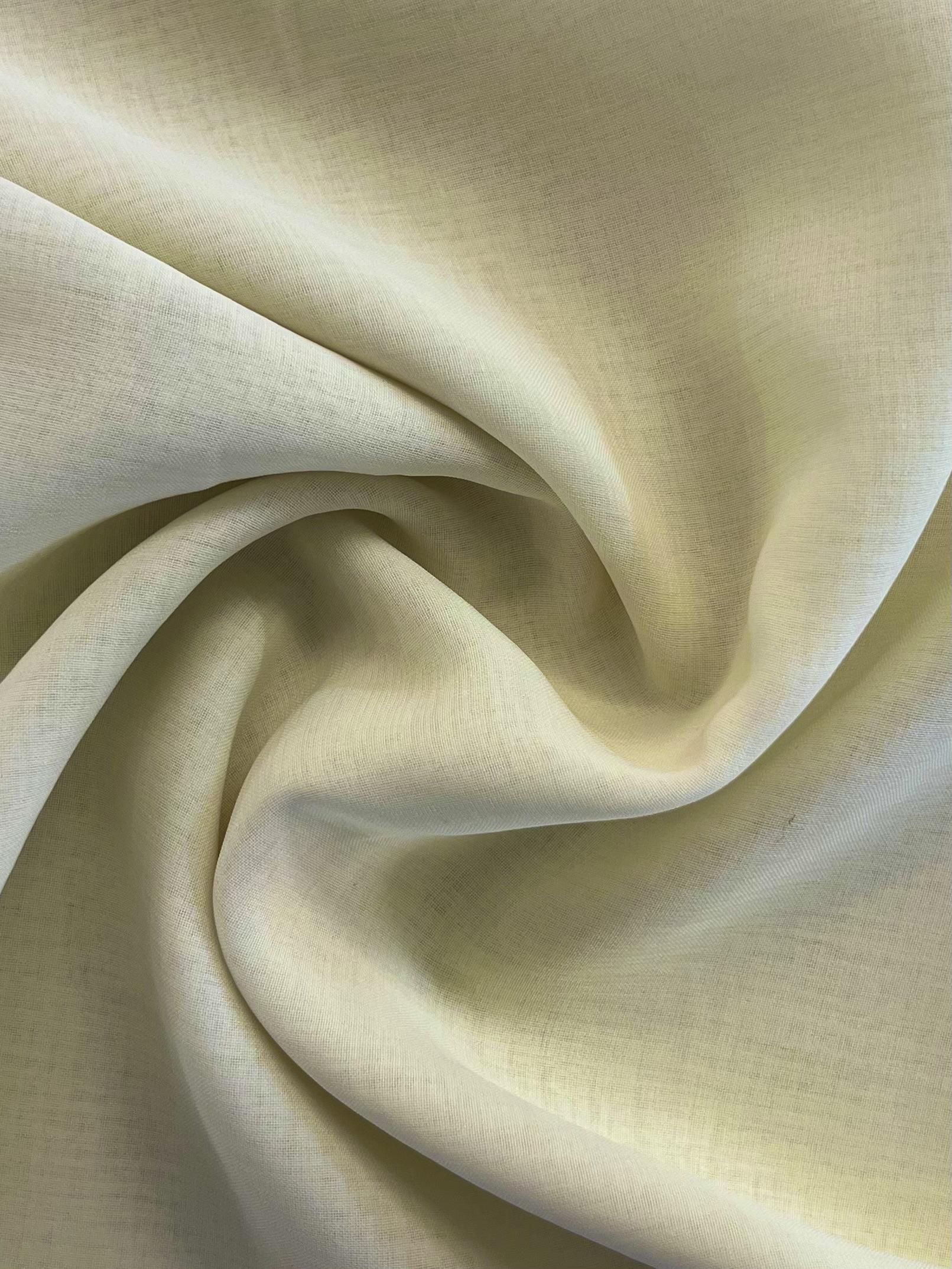 Japanese Polyester Gauze Chiffon in Maize 