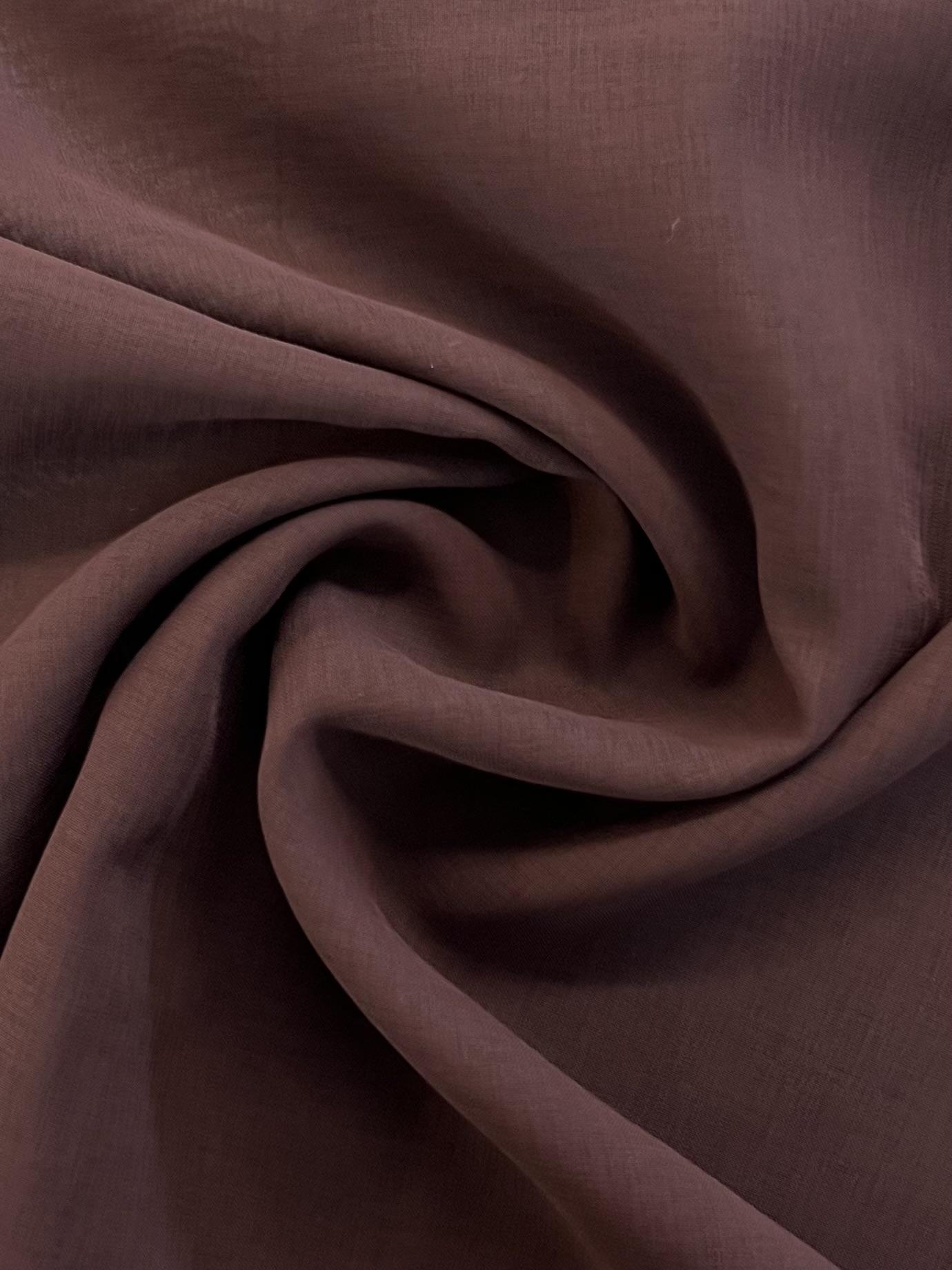Japanese Polyester Gauze Chiffon in Deep Burgundy 