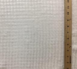 100% Silk Novelty Checkerboard Pattern In Eggshell 