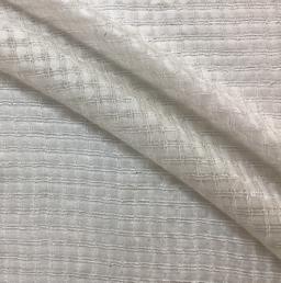 100% Silk Novelty Checkerboard Pattern In Eggshell 