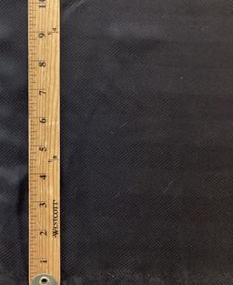 Made in Italy Pure Silk Herringbone Jacquard in Black