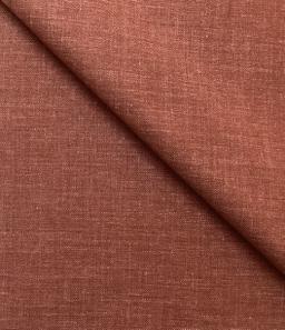 Silk, Wool & Linen Suiting In Brick
