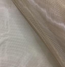 Nylon Double Side Metallic Crinoline In  Gold and Platinum 