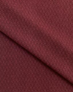 Made in Austria 60% Cotton 40% Wool ZigZag Knit In Burgundy 