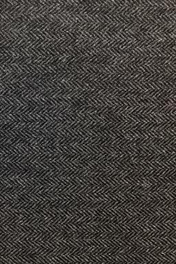 Made in Italy 100% Cashmere Herringbone In Oxford Gray