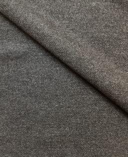 Made in Italy 100% Cashmere Herringbone In Oxford Gray