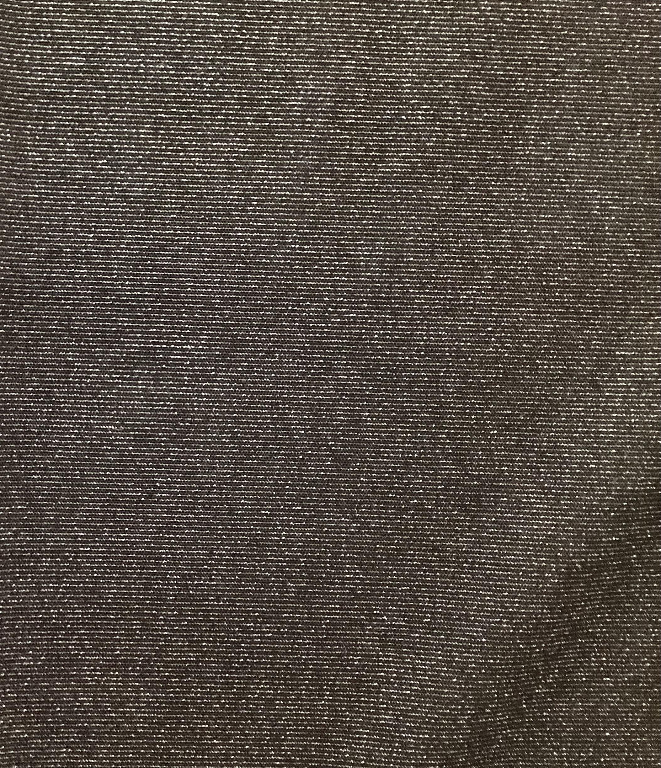 Made In Italy Metallic Nylon Tulle In Black Sliver