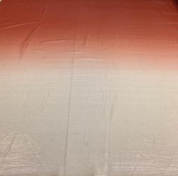 Ombre Polyester Metallic Chiffon in Red