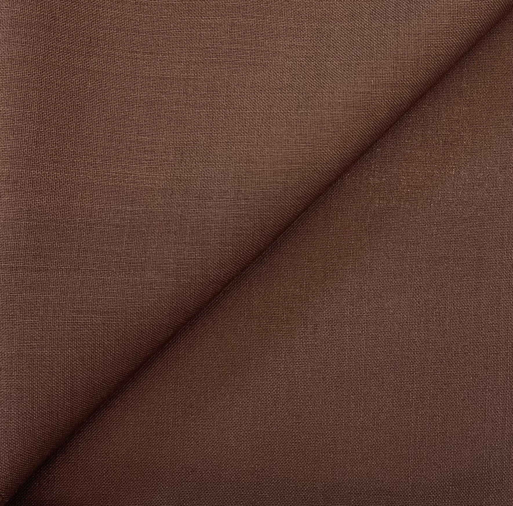 Made in England Mohair Wool Suiting in Brown