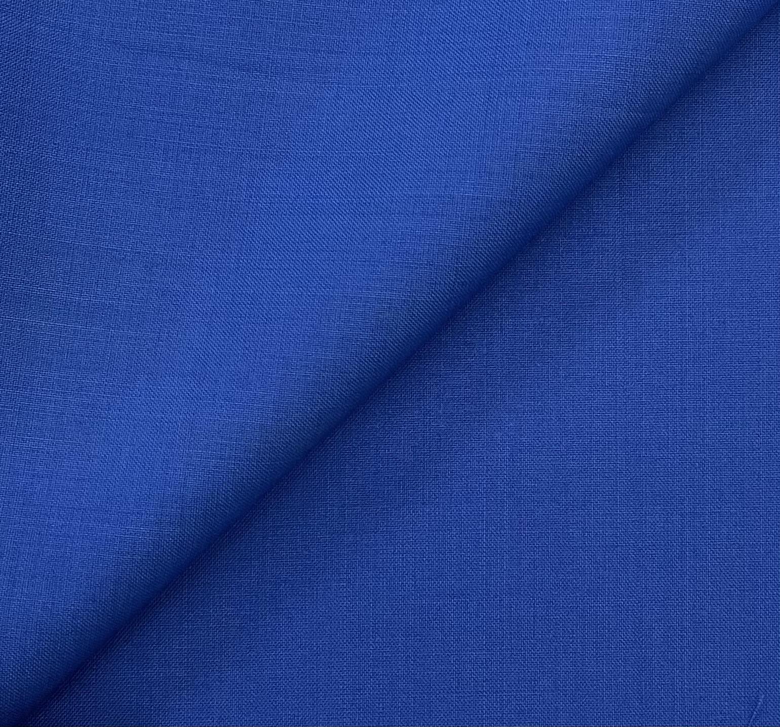 Made in England 60% Mohair 40% Wool Suiting in Royal Blue