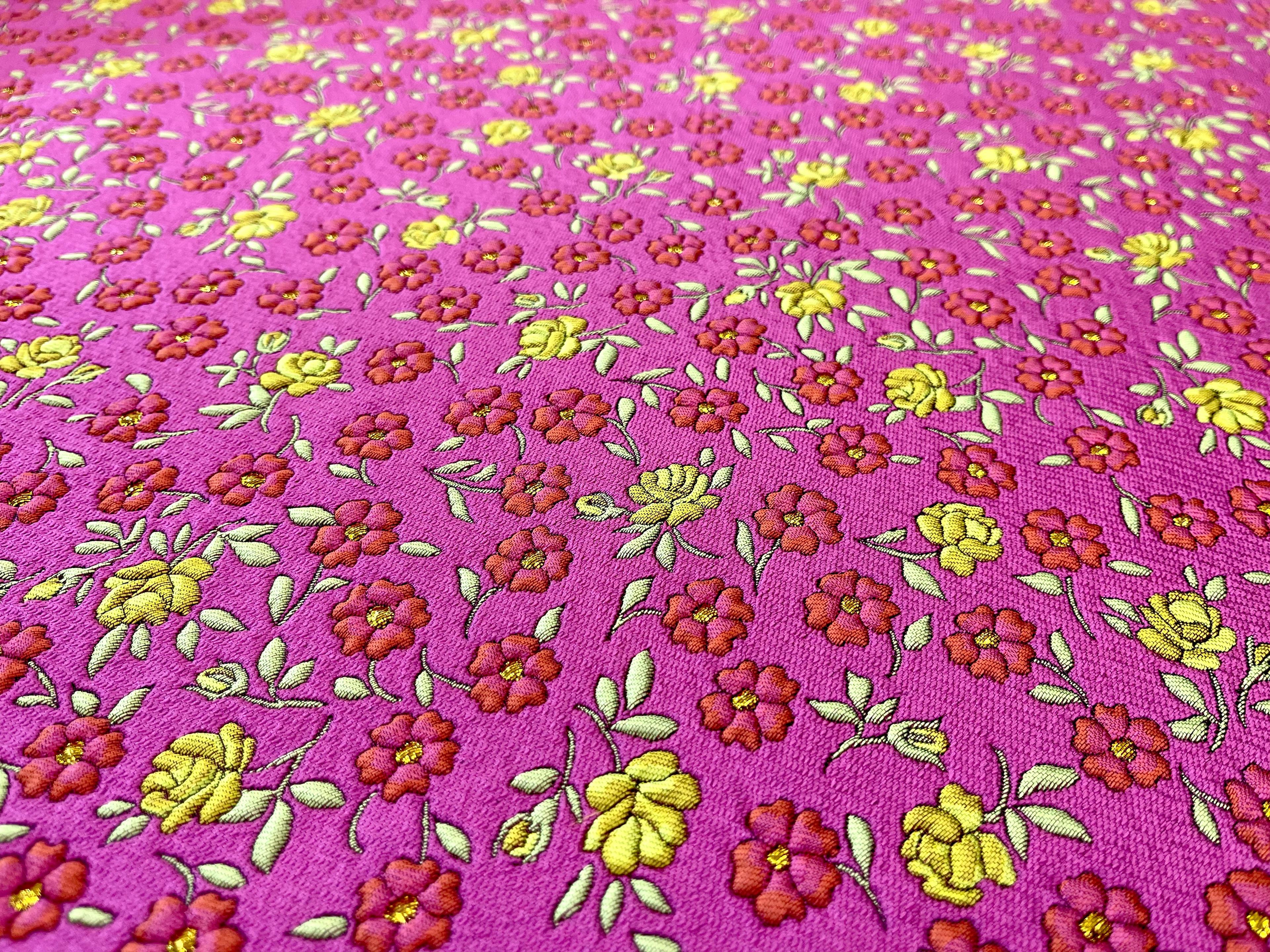 Made in Spain Metallic Floral Brocade