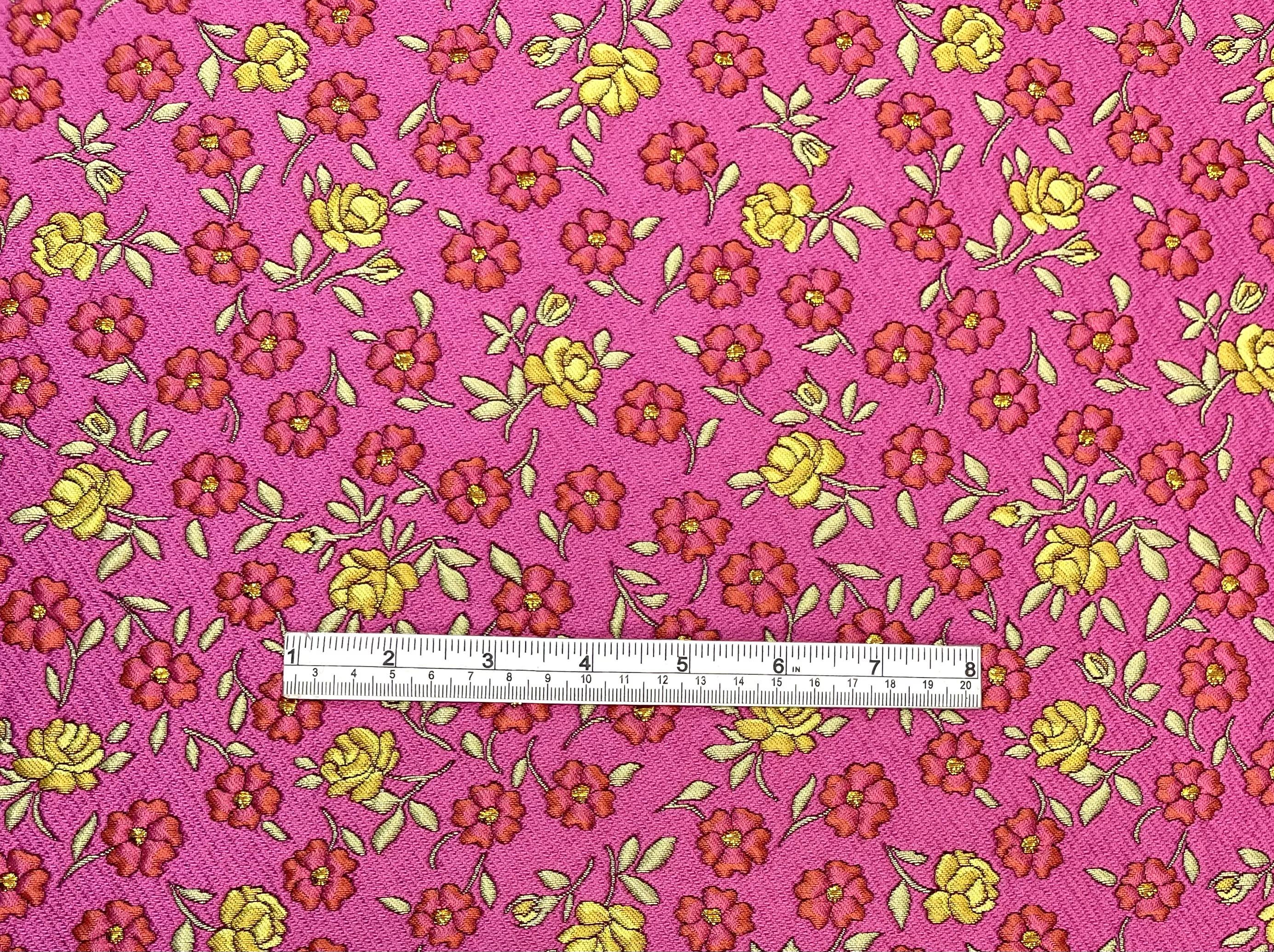 Made in Spain Metallic Floral Brocade