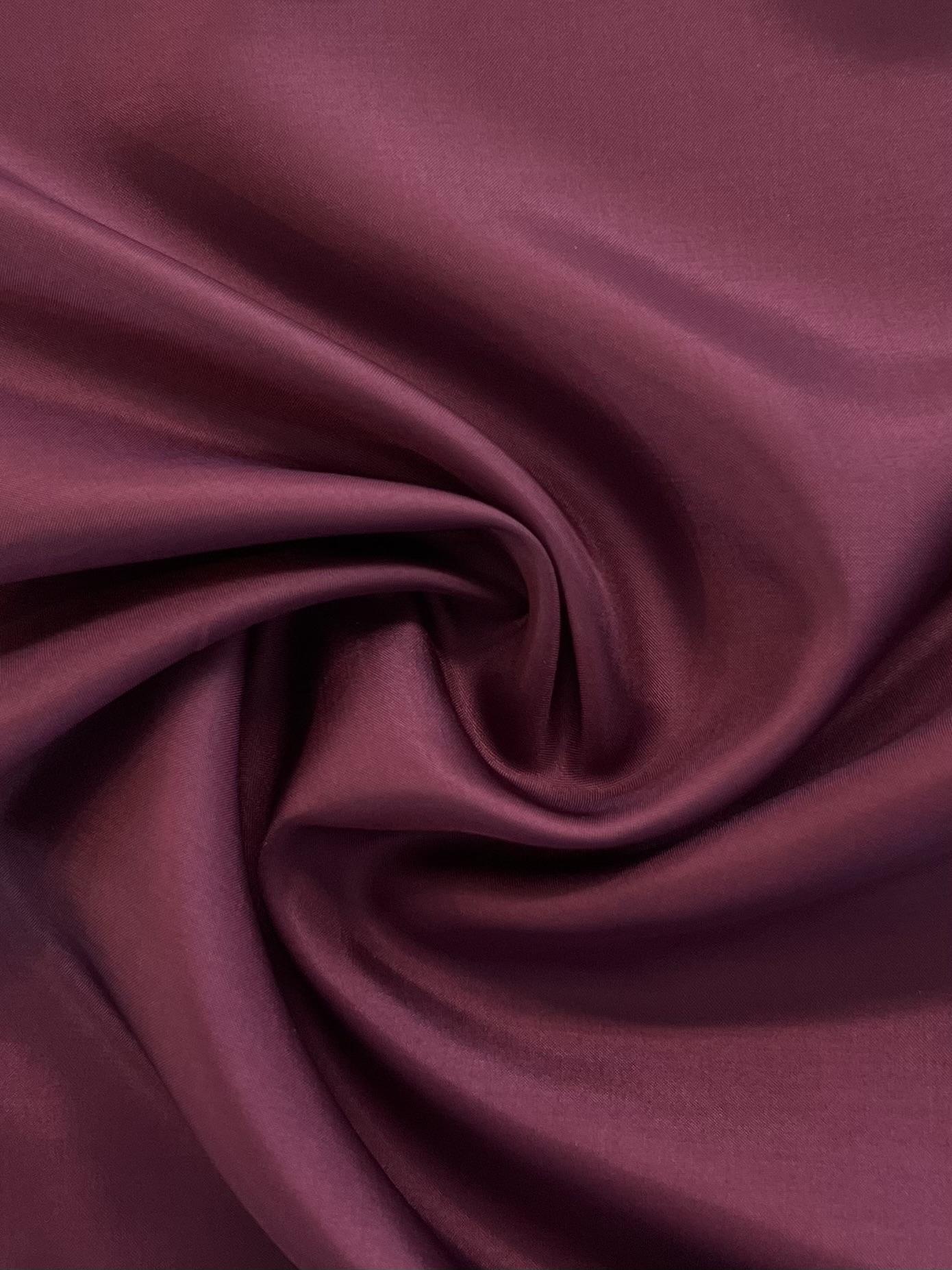 Japanese Habutae Polyester Lining in Burgundy
