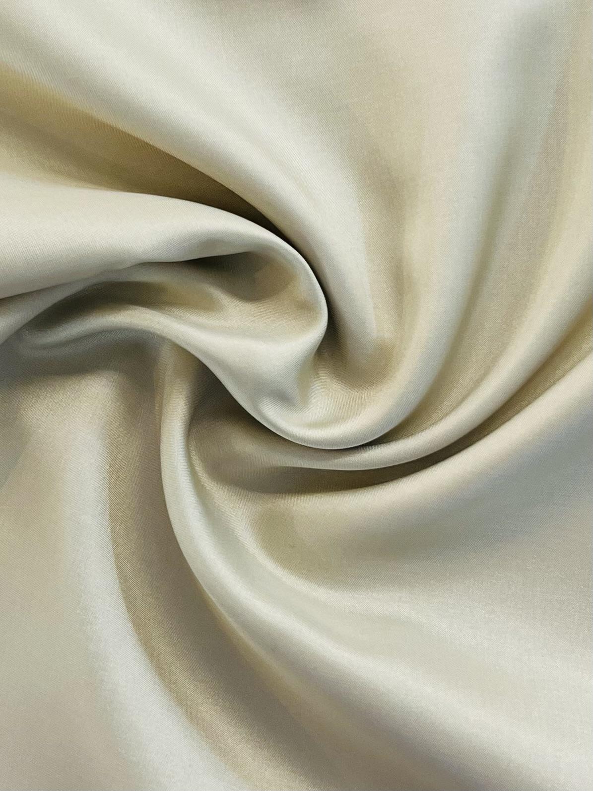 Japanese Habutae Polyester Lining in Vanilla