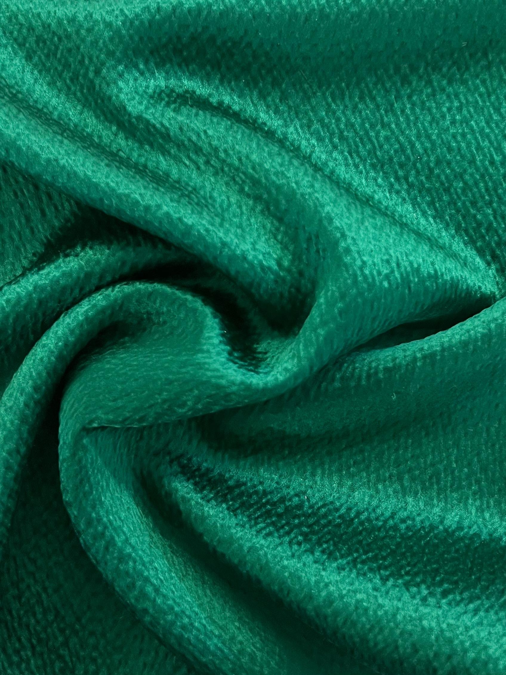 Hammered Silk Satin in Jade