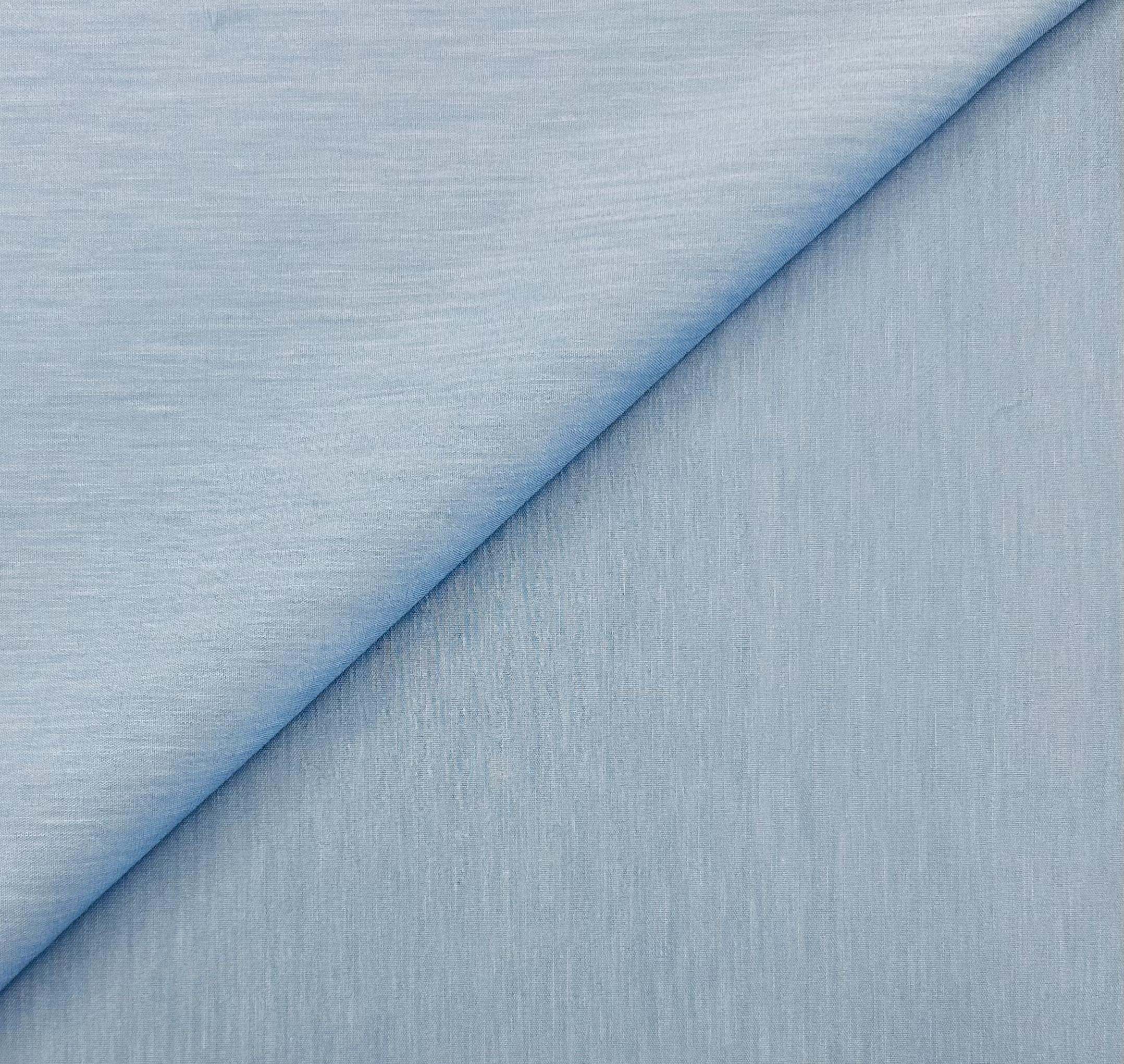 Stretch Linen Blend in Cool Blue