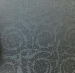 100% Wool Jacquard In Black