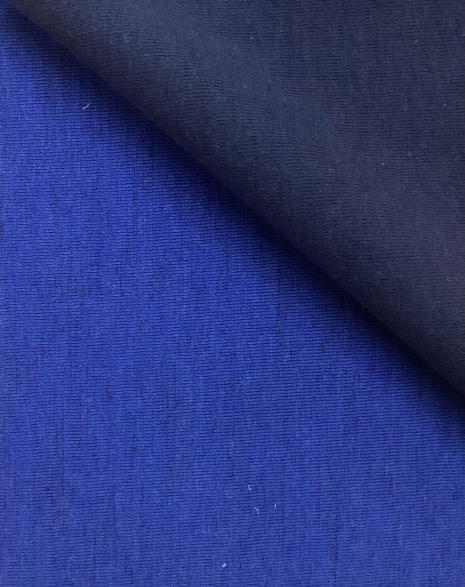 Made in Austria Doubleface Knit In Royal & Navy