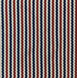 Made in Italy Cotton Crocheted Jersey, Fabric in Ecru, White & Navy