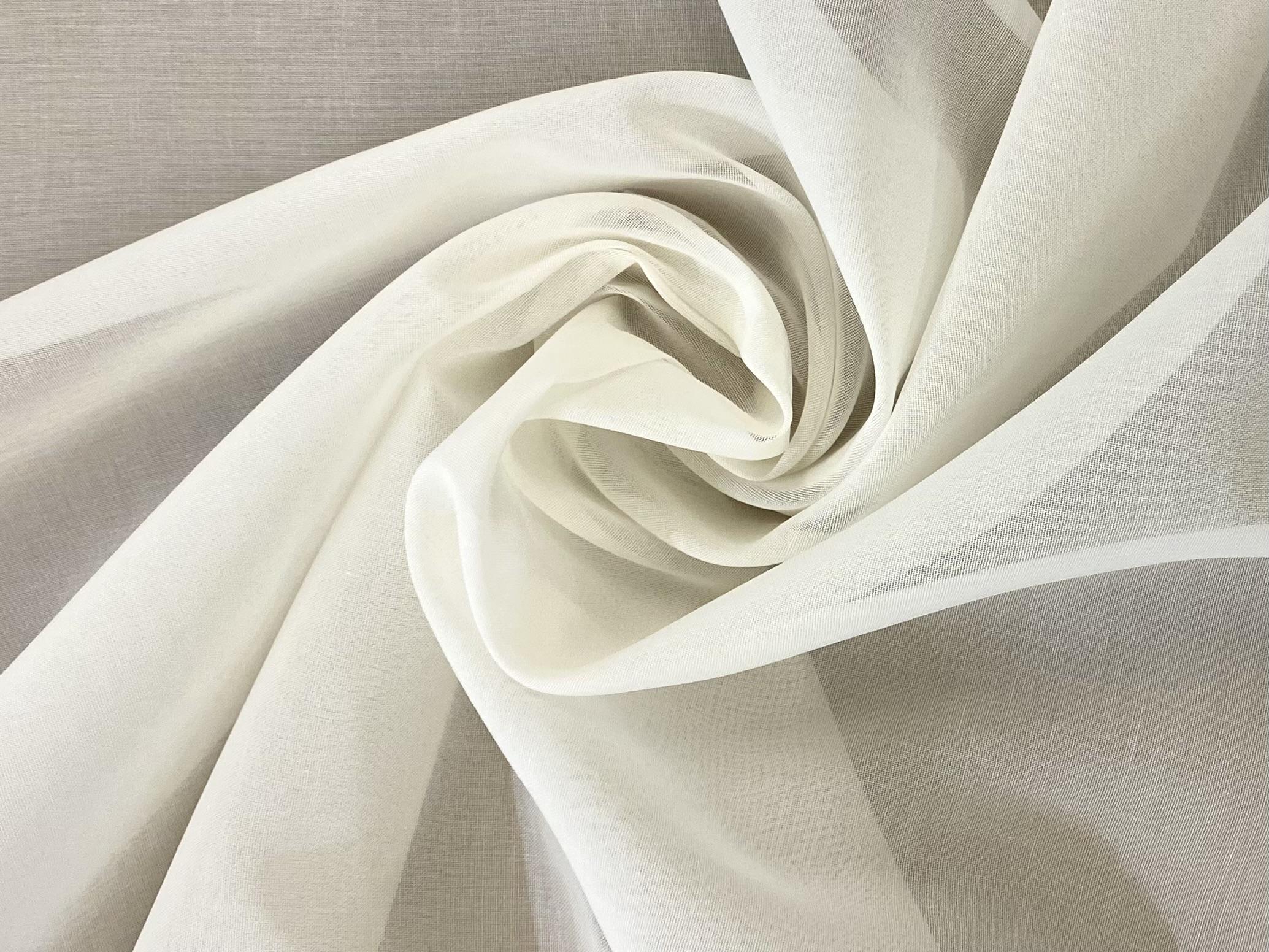 Japanese Cotton Voile in Winter White