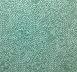 Printed Spandex Geometric Pattern In Aqua 