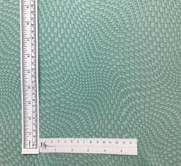 Printed Spandex Geometric Pattern In Aqua 