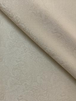 Made in Italy Pure Silk Abstract Dragon Design Jacquard in Putty