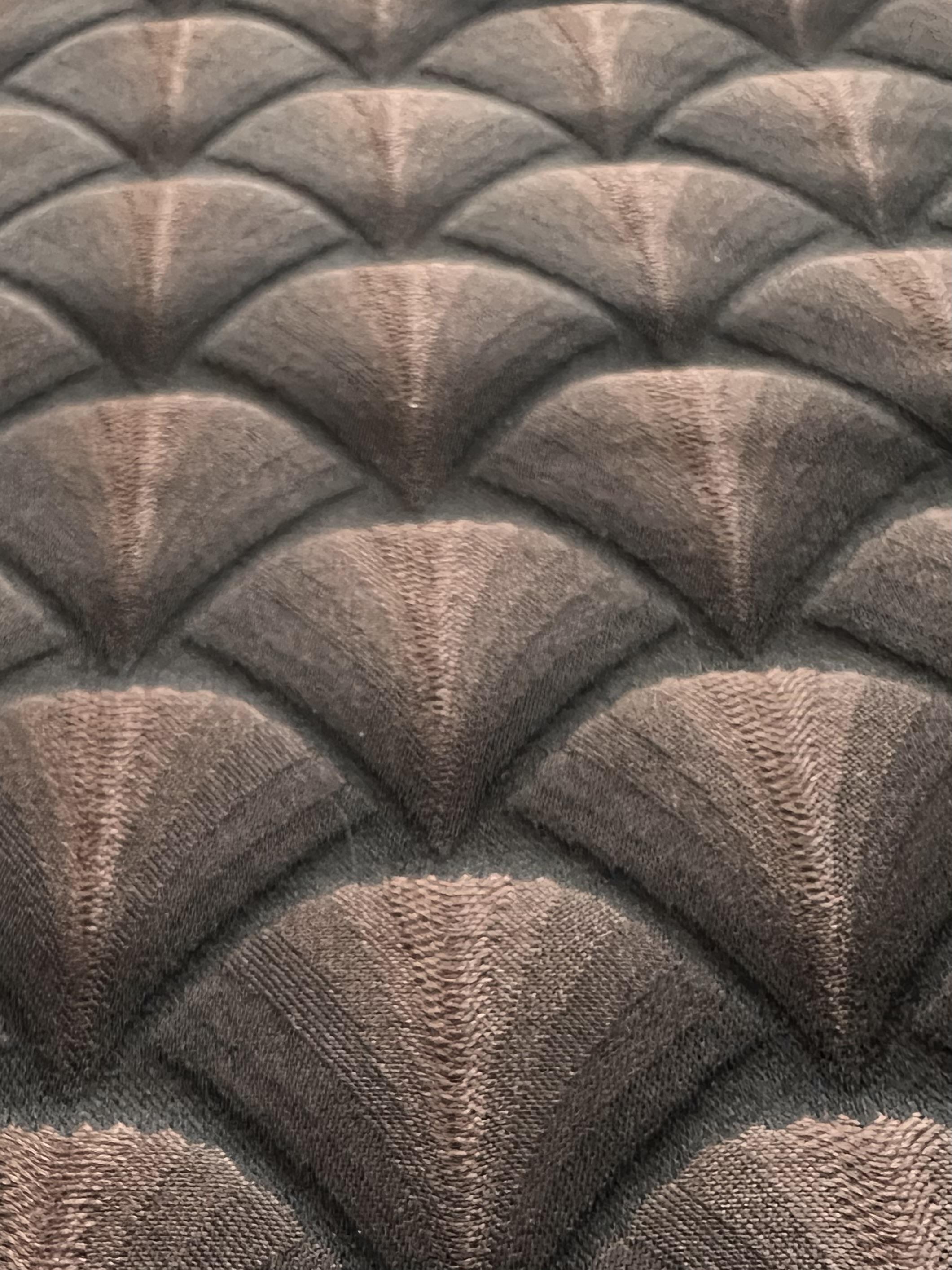 Metallic Jacquard in Brown Black