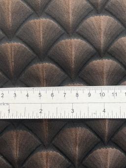 Metallic Jacquard in Brown Black