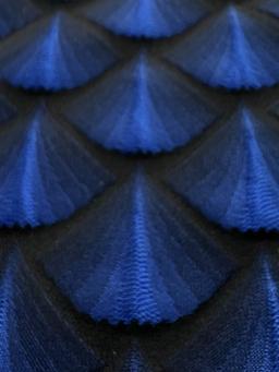 Metallic Jacquard in Royal Black