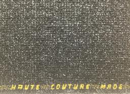 Italian Wool Nylon Lurex Tweed in Black