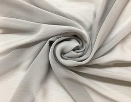 100% Polyester Crinkle Chiffon in Smoke