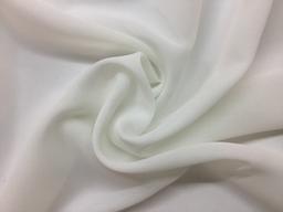 Polyester Double Georgette in Off White