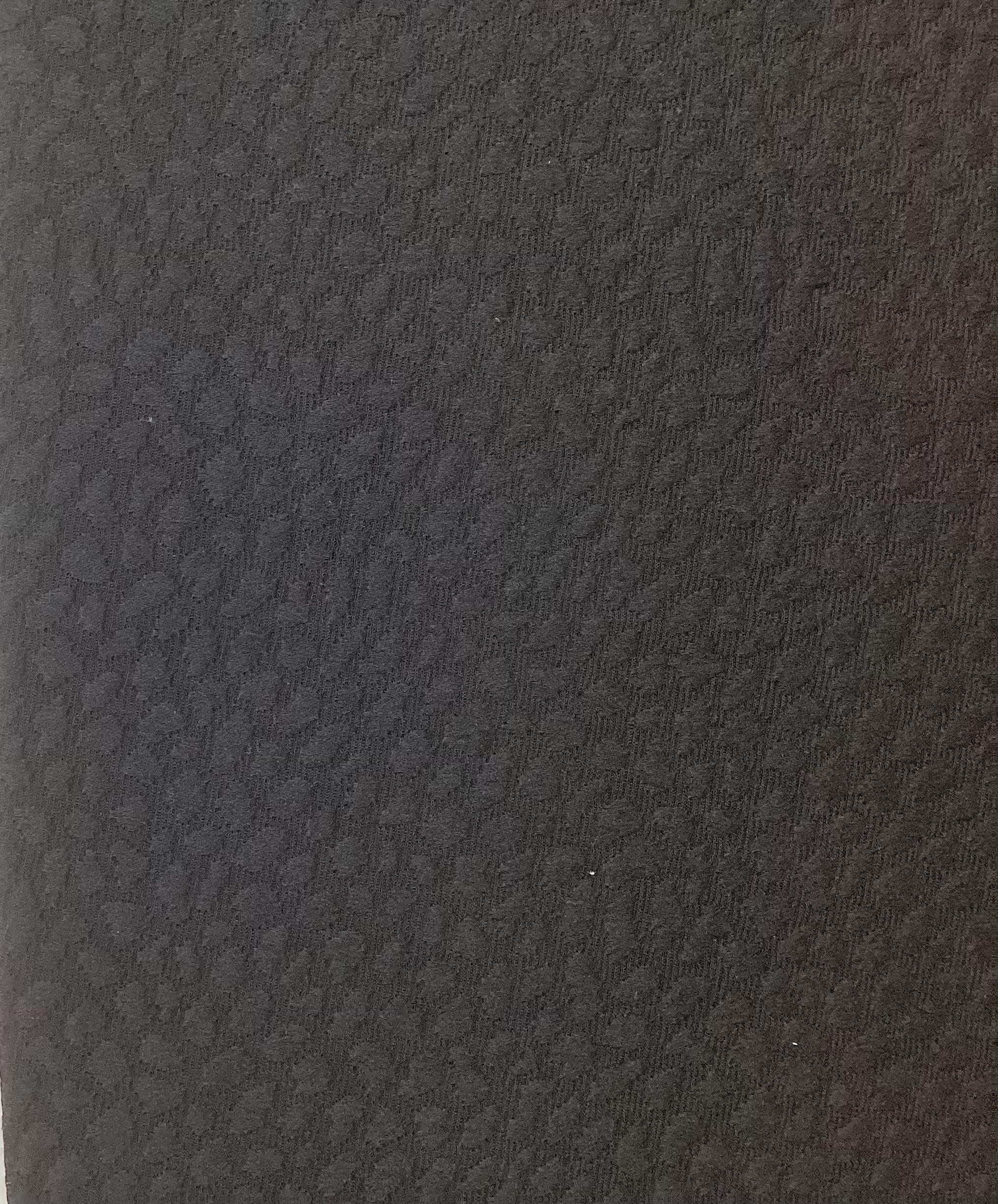 Silk & Wool Hammer Brocade In Black Bean