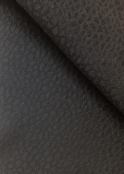 Silk & Wool Hammer Brocade In Black Bean