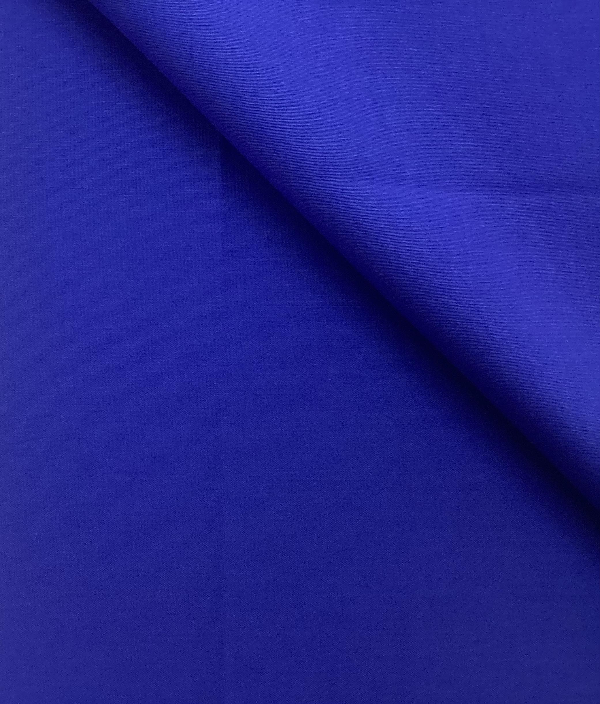 Double Faced Stretch Wool In Royal Blue 