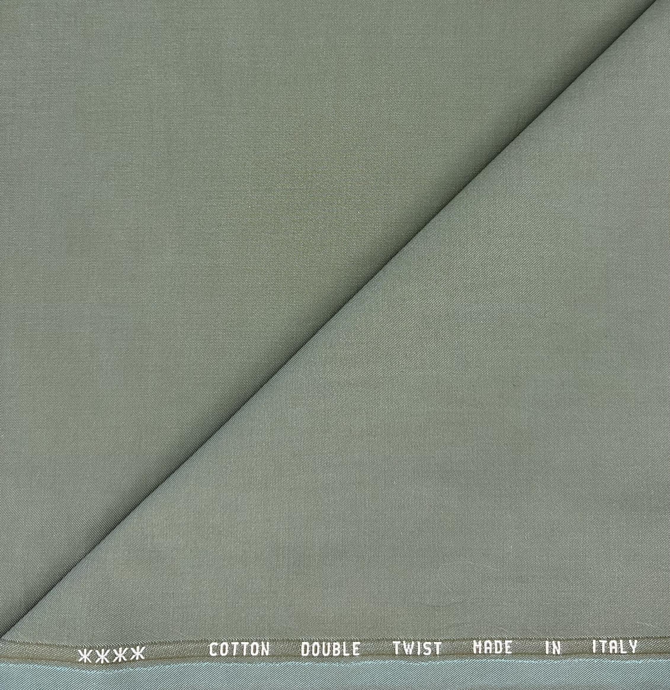Italian Extra Fine Double Twisted Twill in Verde Azurro