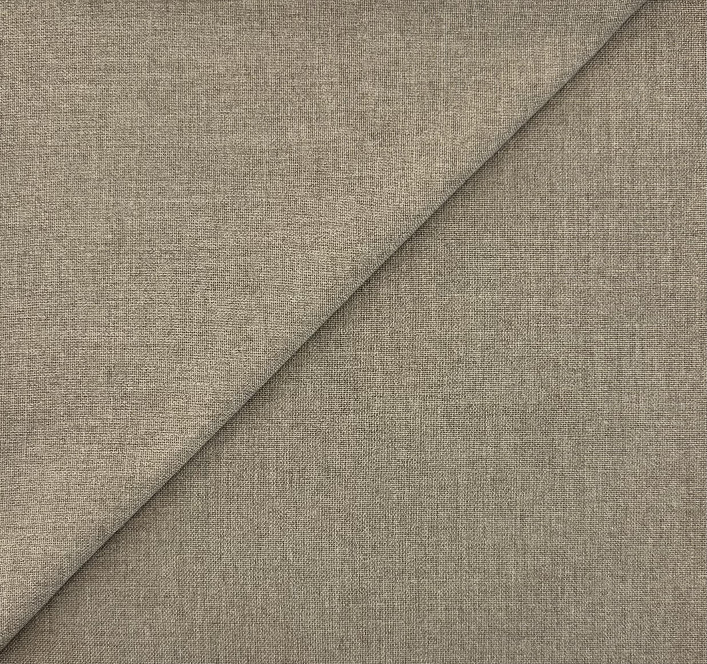 Linen Like Polyester in Coffee