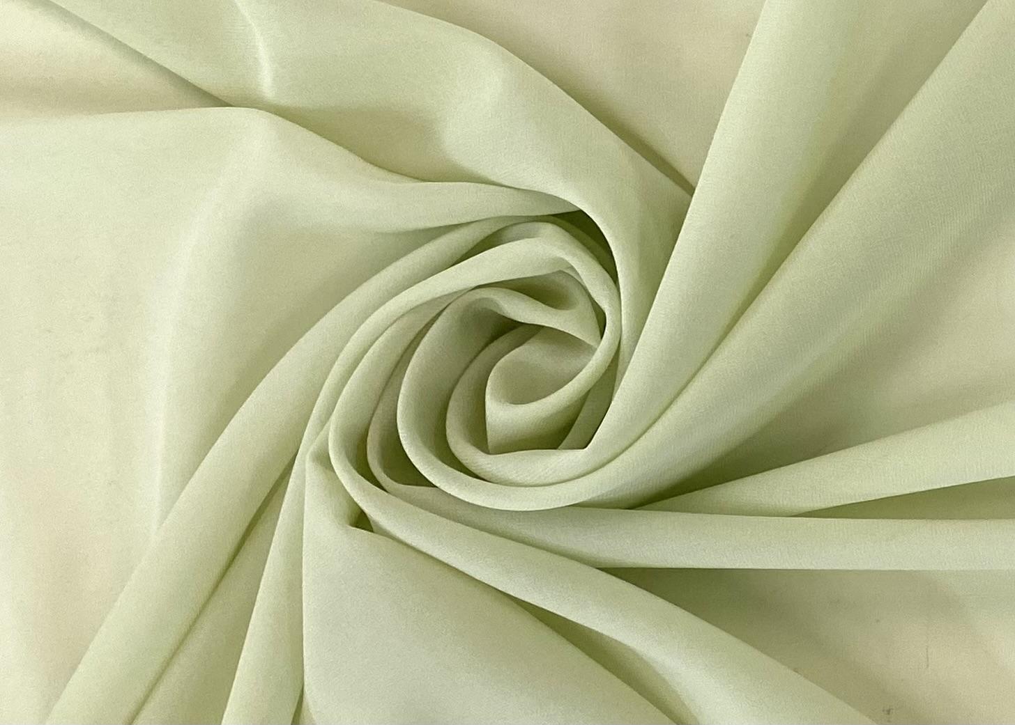 STRETCH SILK CHIFFON  92% SILK/8% LYCRA (10 MOMME)